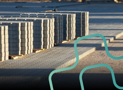 встановлення бруківки на великих площах