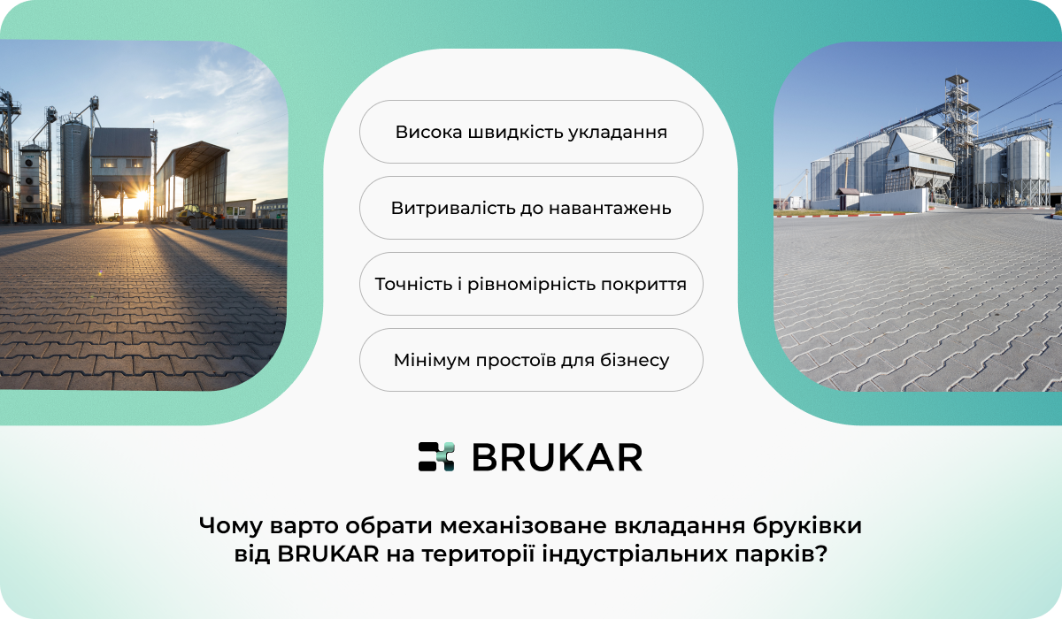 Комплексний благоустрій індустріальних парків від Brukar